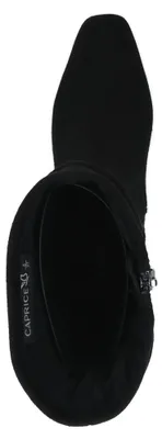 Produktbild von Caprice Damen Stiefel mit modischer Raffung und Blockabsatz 9-25303-47, Größe:39 EU, Farbe:Schwarz