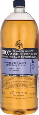 Produktbild von L'Occitane Shea Lavender, Hände & Körper, Flüssigseife, Reinigend, Auffrischend, Weichmachend, Lavendel, Sheabutter, AQUA/WATER - HELIANTHUS ANNUUS (SUNFLOWER) SEED EXTRACT - COCONUT ACID - POTASSIUM HYDROXIDE -..., 500 ml