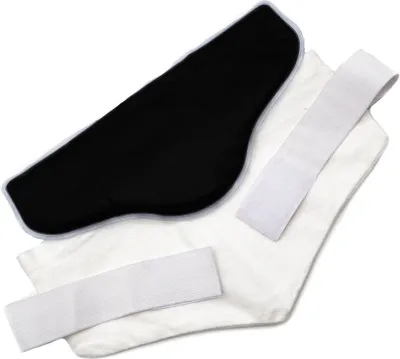 Produktbild von axion® Moor-Kissen Moorkompresse für den Lendenwirbelbereich mit Baumwollhülle 17 x 37 cm, geeignet für Mikrowelle und Wasserbad