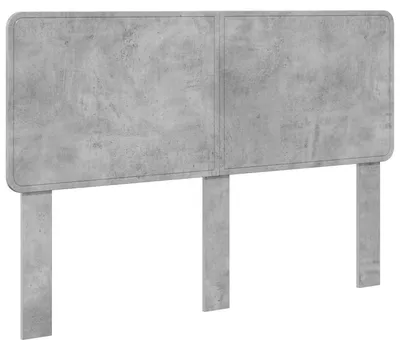 Image de vidaXL Tête de lit en béton gris et aggloméré