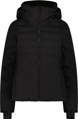 Produktbild von CMP wattierte Damen Skijacke mit Clima Protect und Kapuze schwarz 40