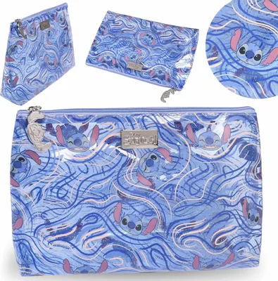 Produktbild von DISNEY Stitch PVC-Kosmetiktasche, Reißverschluss 30x20 cm