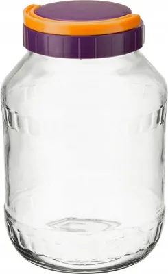 Immagine prodotto di Vaso per sottaceti da 2,5 l con tappo di plastica a tenuta stagna