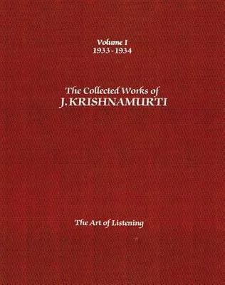 Obrázok produktu pre The Collected Works of J.Krishnamurti - Volume I 1933-1934