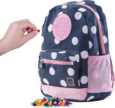 Produktbild von PIXIE CREW Kinderrucksack BLAU MIT WEISSEM PUNKT