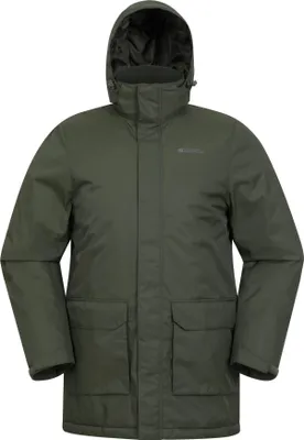 Image de Mountain Warehouse - Parka matelassée "Ranger" pour homme MW2305 (4XL) (Vert kaki)