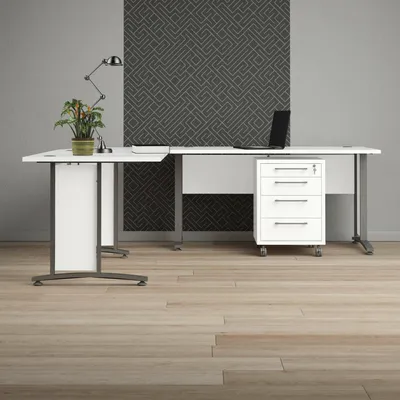 Produktbild von Schreibtisch - Grau 200x230x74,5h cm