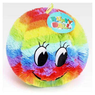 Produktbild von Plüschball - Stoffball Ø 23 cm. Kinderball für drinnen. Flauschiges Spielzeug.