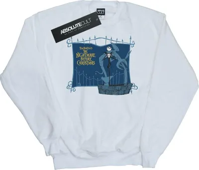 Produktbild von Disney - "Nightmare Before Christmas Jack And The Well" Sweatshirt für Damen BI31734 (S) (Weiß)