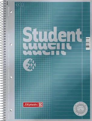 Produktbild von 5XBRUNNEN 1067174 Collegebl A4 Duo Lin
