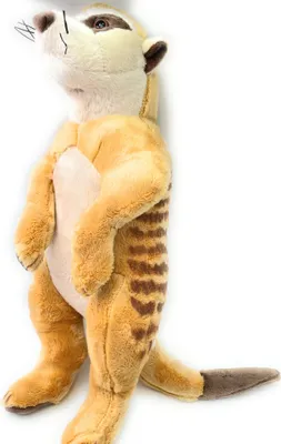 Image de Onwomania Peluche Tissu Animal Suricate Scharrtier 41cm Marron