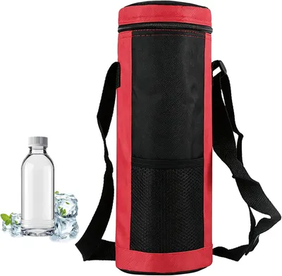 Immagine prodotto di Borsa termica per bottiglie, realizzata in tessuto Oxford idrorepellente, imbottita, ideale per il trasporto