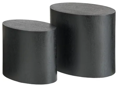 Produktbild von home24 Beistelltisch - 2er-Set - Esche