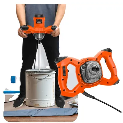 Image de Malaxeur pour mortier, 2100 watts,à 6 vitesses, système de mélange pour mortier