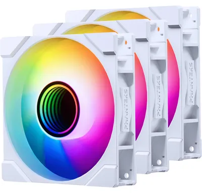 Produktbild von M25G2-120 D-RGB Reverse Triple Pack (weiß, 3er-Pack, 120 mm)