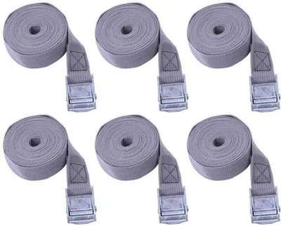 Immagine prodotto di Cinghie di fissaggio con cricchetto, 25 mm, 6 m, beige, per portabiciclette