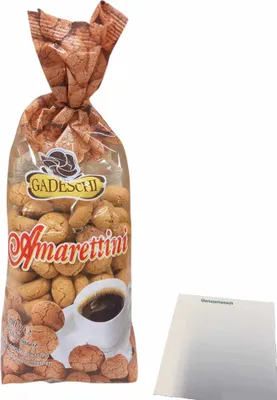 Produktbild von Gadeschi Amarettini (200g Packung) + usy Block