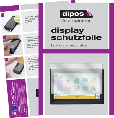 Produktbild von 2x Schutzfolie für XGODY T702 7 Zoll klar Displayschutzfolie Folie Display Schutz dipos