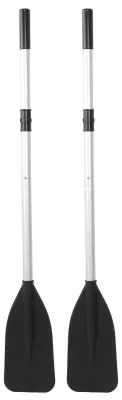 Produktbild von 1 Paar/Set 132 cm lange, abnehmbare Ruder – verdickte, schwimmfähige Kajakpaddel aus Aluminiumlegierung für Ruderboote und Rafts