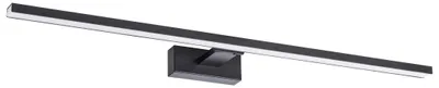 LED Spiegellampe 80 cm, 10 W, 700 lm, Neutralweiß, schwarz