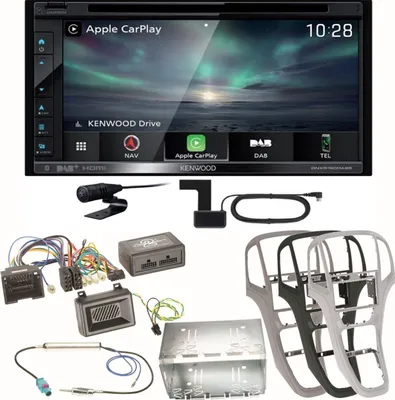 Produktbild von Kenwood DNX-5190DABS Navi Carplay Digitalradio USB Einbauset für Opel Astra J