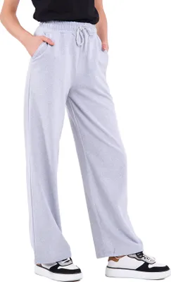 Produktbild von COMEOR Jogginghose Damen Weites Bein (Hellgrau 2XL)