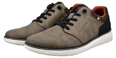 Productafbeelding van Bugatti heren veterschoen - model 333-7631 - bruin/donkergrijs, maat 46