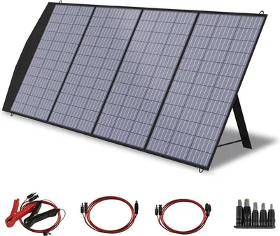Immagine prodotto di Pannello solare - Portatile - Impermeabile - Pannello solare pieghevole - per campeggio, camper, giardino, tetto