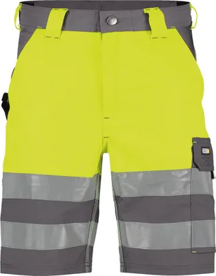 Produktbild von DASSY Warnschutz Shorts VENNA Bermuda Gr. 46 grau/gelb