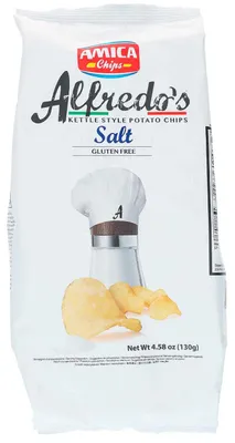 Produktbild von Amica Chips Alfredo's Salt 130g