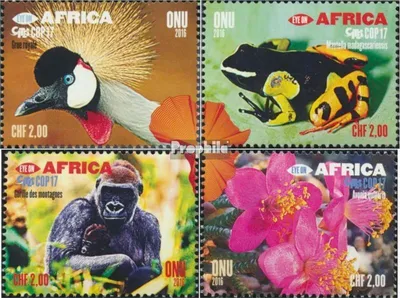 Produktbild von Briefmarken UNO - Genf 2016 Mi 969-972 (kompl.Ausg.) postfrisch Artenschutzkonferenz
