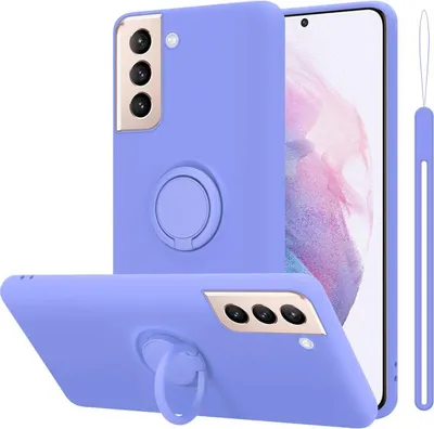 Produktbild von Cadorabo Hülle für Samsung Galaxy S21 PLUS Schutz Hülle in Lila Handyhülle TPU Etui Case Cover