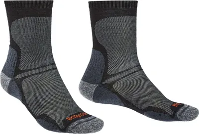 Produktbild von Bridgedale Hike UltraLight T2 Merino Performance Crew Größe: L / Farbe: schwarz
