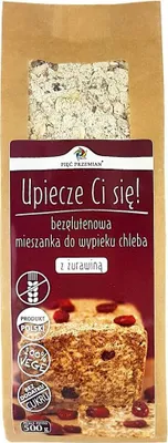 Immagine prodotto di FIVE TRANSFORMATIONS Miscela di pane senza glutine con mirtilli rossi 500g