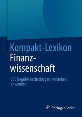 Produktbild von Kompakt-Lexikon Finanzwissenschaft