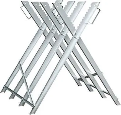 Produktbild von Wolketon Sawhorse 150 kg nosnosť Drevený pílkový kôň Pozinkovaný rám píly Skladací reťazový pílkový kôň Drevená podpera pre reťazové píly alebo pracovné podpery