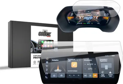 Produktbild von Keramische Autodisplayfolie 2in1 für MG ZS 12,3" (2024-2025), Grizz Protector