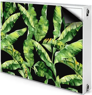 Produktbild von Magnet Heizkörperverkleidung Heizkörper-Abdeckung Heizung Heizkörper 90x60 cm  - Tropisches Blatt