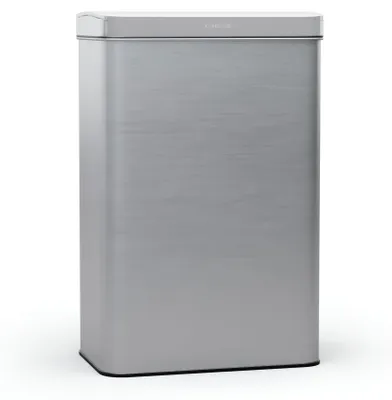 Sensor-Abfalleimer 50 L, Edelstahl, Soft-Close, Bewegungsmelder