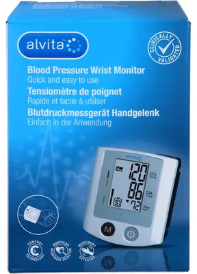 Obrázek produktu pro Zápěstní tlakoměr Alvita, 1 ks