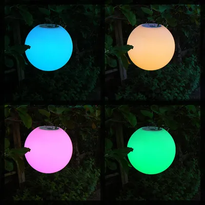 Produktbild von LED Kugelleuchte 25 cm Akku RGB Farbwechsel IP54 – Indoor & Outdoor Stimmungslicht