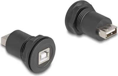 Image de DELOCK USB 2.0 Typ-B zu USB 2.0 Typ-A Einbaubuchse schwarz