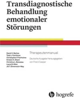 Obrázek produktu pro Transdiagnostische Behandlung emotionaler Störungen