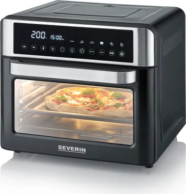 Severin Toastofen „Bake & Fry“ TO 9579 schwarzsilber