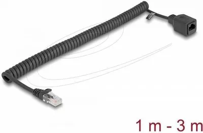 Produktbild von DeLOCK 90672, 3 m, Cat5e, U/UTP (UTP), RJ-45, RJ-45, Schwarz