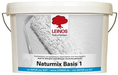 Produktbild von LEINOS Raummix Basis 1 Innenwandfarbe 10 l – hochdeckend, lösemittelfrei