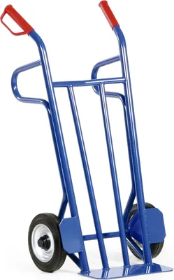 Produktbild von Bako Logistiksysteme Stahlrohr Stapelkarre 500kg Traglast Rollenlager Vollgummi 250x60mm
