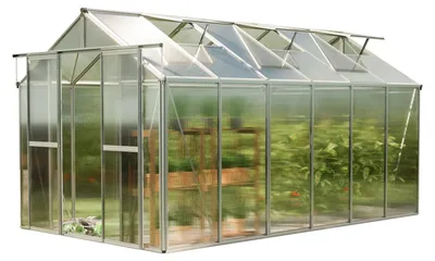 Zdjęcie produktu dla GFP szklarnia SAPHIR 6 rama aluminiowa 259x384 cm - płytami poliwęglanowymi ok. 6 mm