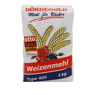 Produktbild von Weizenmehl Bördegold | Type 405 | Fein gemahlenes Weizenmehl für n | 1 kg