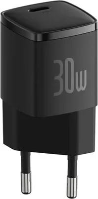 Image de Chargeur Baseus Cube Pro, charge rapide 30 W, 1 port USB Type-C 5 V/3 A, noir « CCXF000301 » - 6932172628666